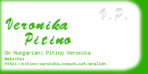 veronika pitino business card